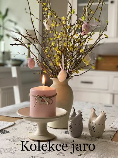 Svíčky z kolekce "Jaro"