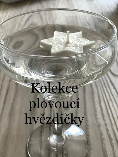 Svíčky z kolekce "Plovoucí hvězdičky"
